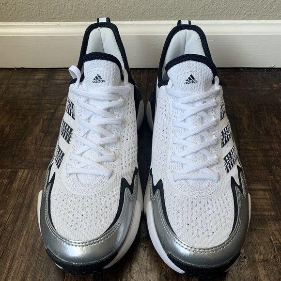 Adidas Impact FLX x Patrick Mahomes White Silver Metallic Shoes - Size 8 main image 6